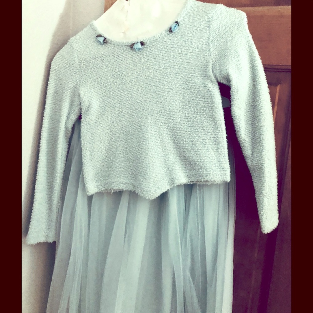 Little Girl’s Pretty Dressy Top and Skirt